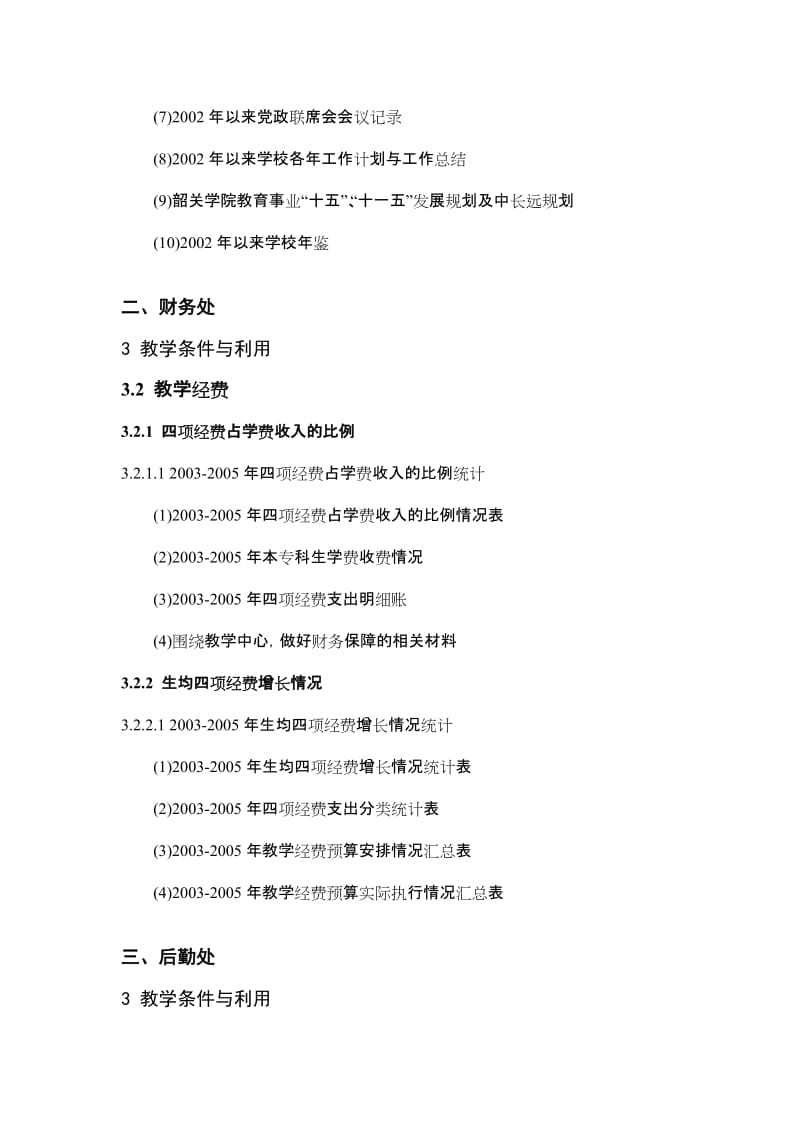 2019职能部门准备评估材料参考目录.doc_第2页