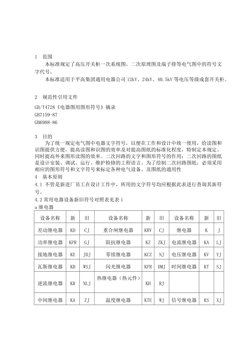 2019z电气图中元件标号规定.doc_第1页