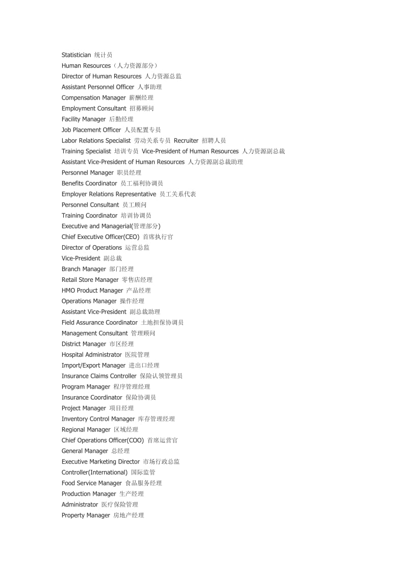 2019职位英文名称.doc_第3页
