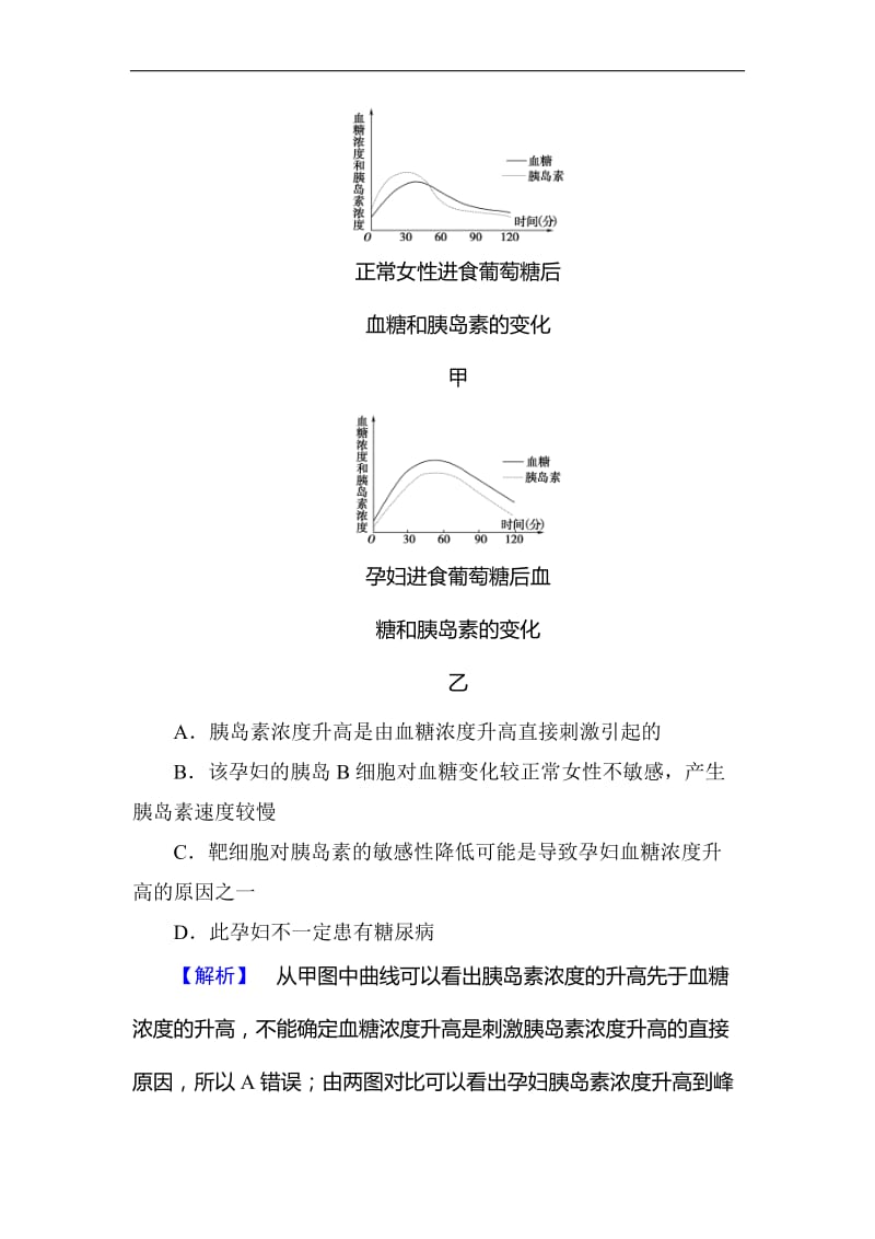 高考总动员2016高三生物一轮复习课时提升练26激素调节及与神经调节的关系.doc_第2页