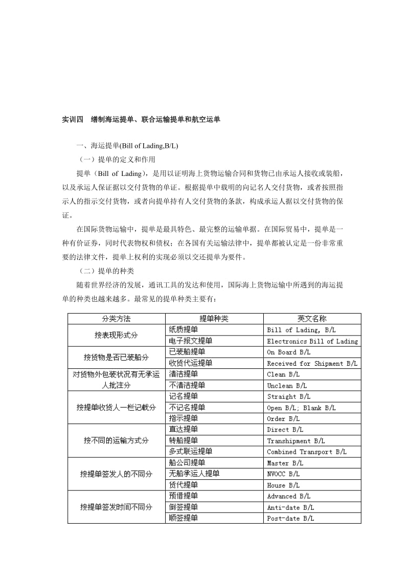 2019缮制海运提单.doc_第1页