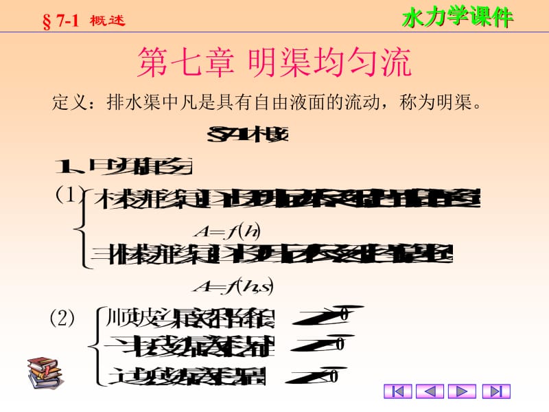 【水利课件】第七章 明渠均匀流.ppt_第1页