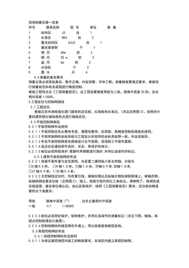 2019北京西二旗ZZ工程施工测量方案.doc_第3页