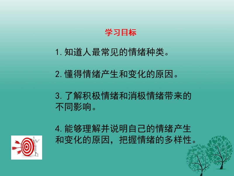 【学练优】2016年秋季版2017年七年级道德与法治下册2.4.1青春的情绪教学课件 新人教版.ppt_第3页