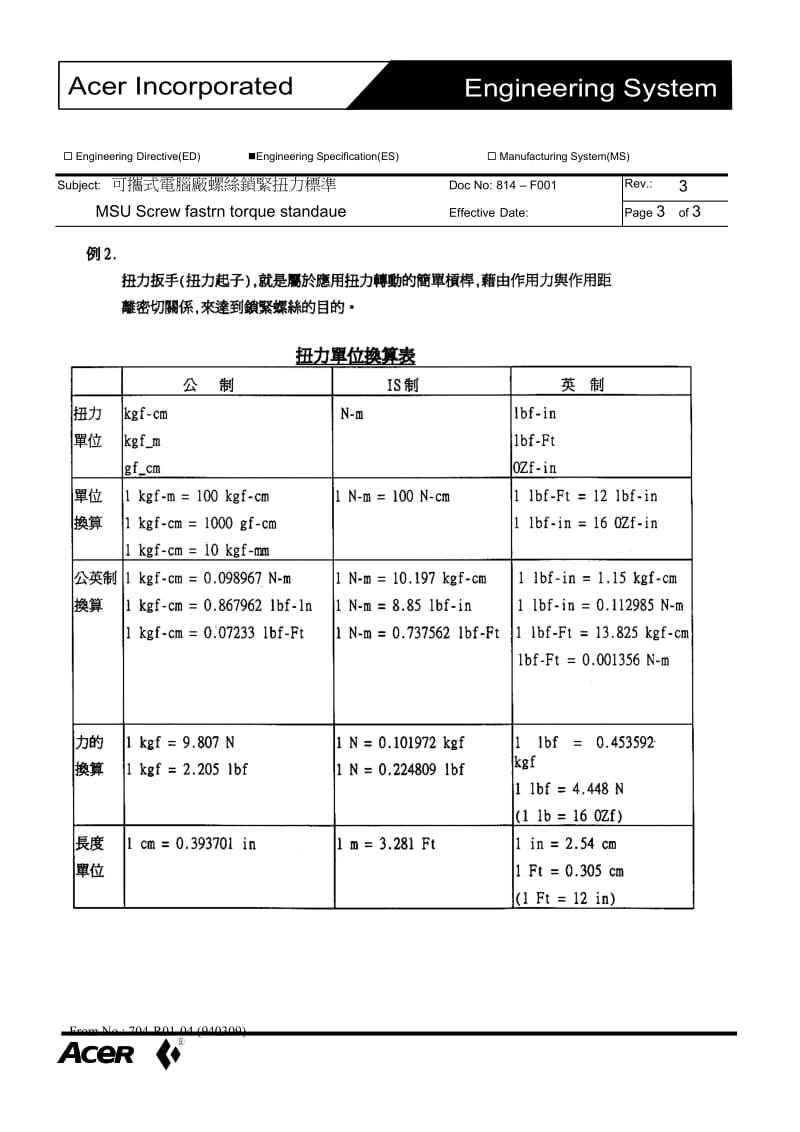 2019螺丝扭力标准.doc_第3页