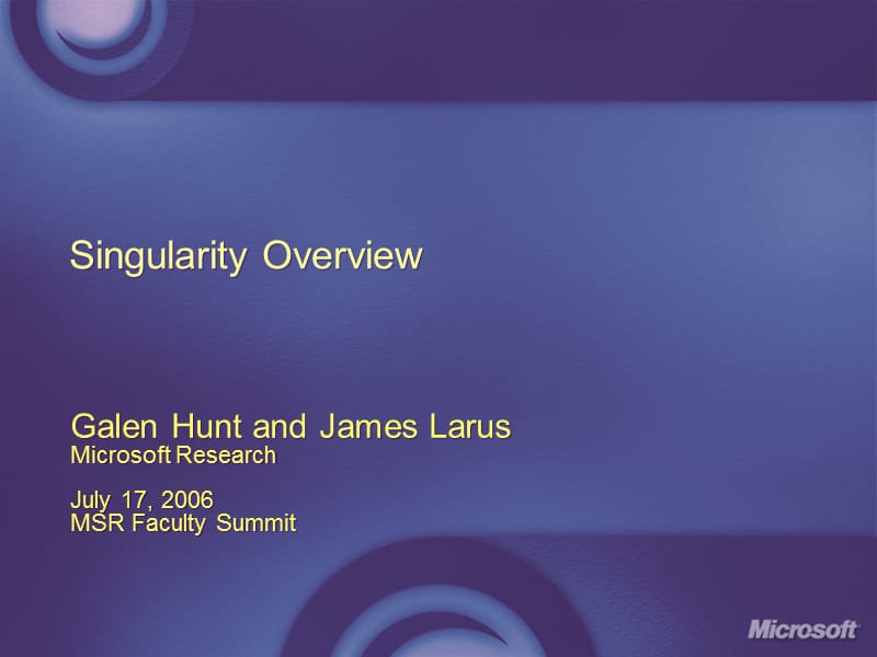 Singularity Overview.ppt_第1页