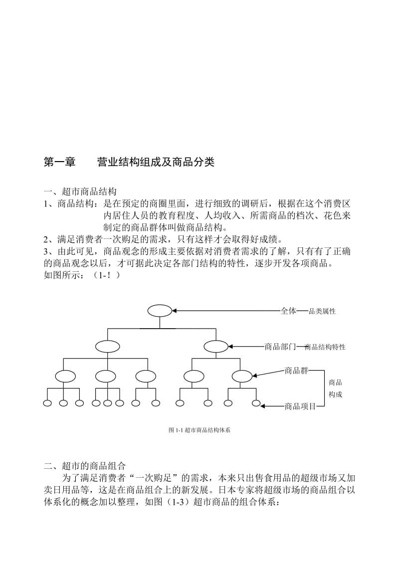 2019营业结构组成及商品分类.doc_第1页