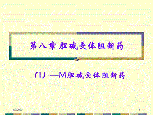 八章胆碱受体阻断药ppt课件.ppt