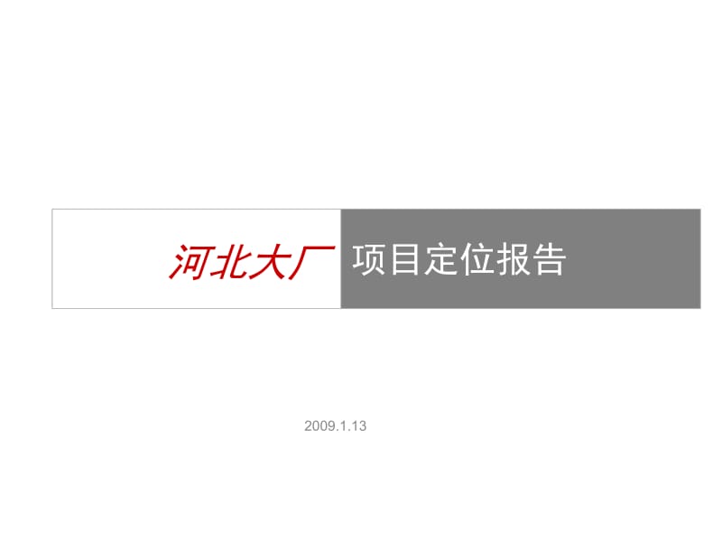 2014河北大厂项目定位报告.ppt_第1页