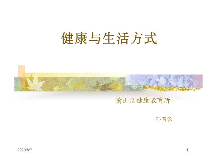 健康与生活方式.ppt_第1页