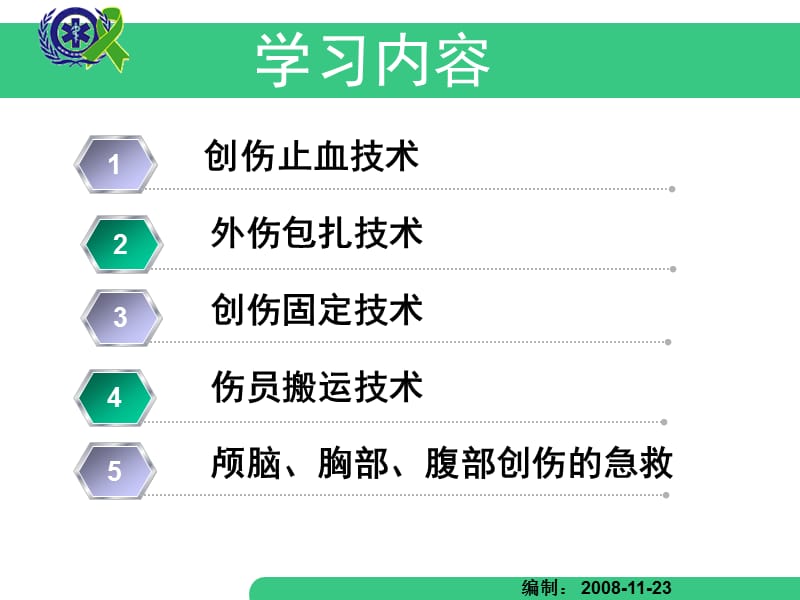 外伤急救四项技术（止血、包扎、固定、搬运）.ppt_第3页