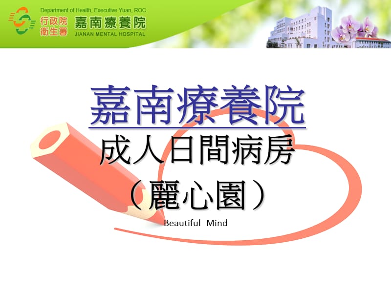 嘉南疗养院成人日间病房丽心园.ppt_第1页