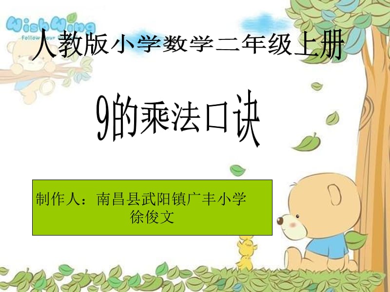 制作人南昌县武阳镇广丰小学徐俊文.ppt_第1页