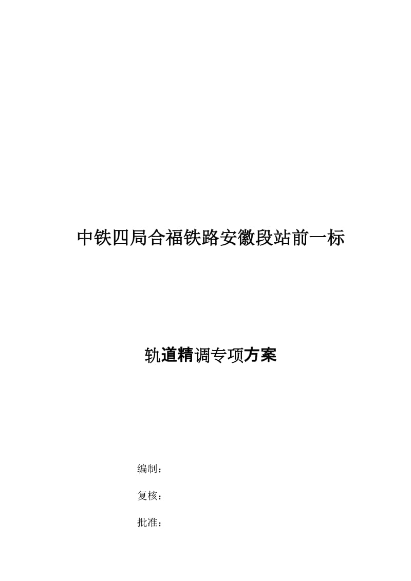 2019轨道精调专项方案1.doc_第1页