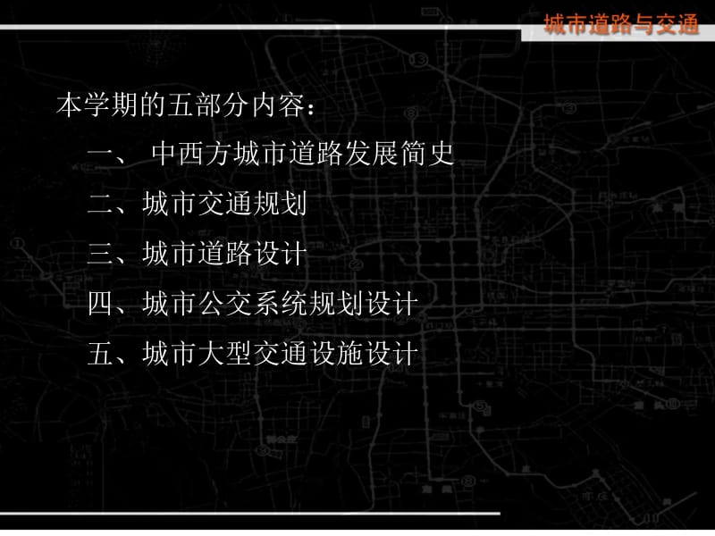 【精品】教学讲义——城市道路与交通.ppt_第2页