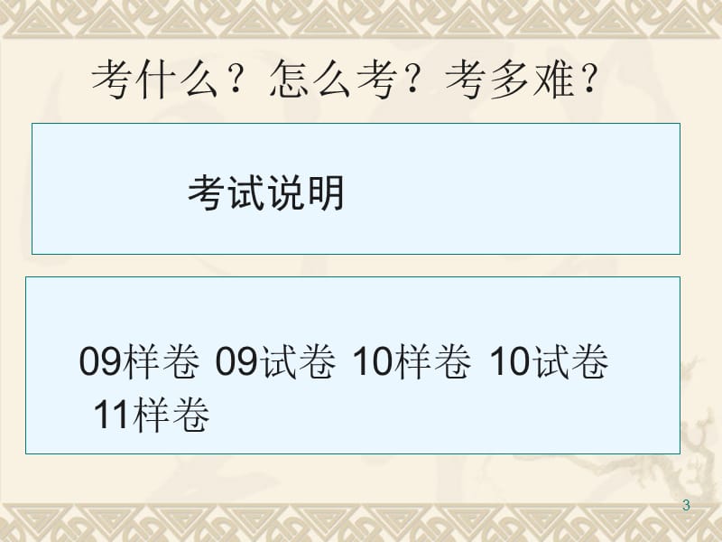 浙江省年高考备考研讨会资料年高考数学考试说明解读举例宁波中学王晓明.ppt_第3页