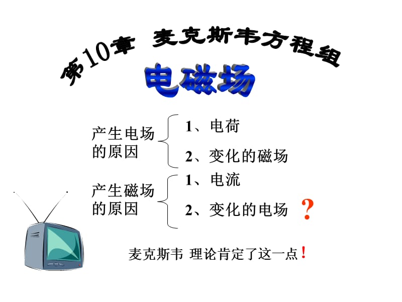 20192012大学物理二第二篇第10章麦克斯韦方程组.ppt_第2页