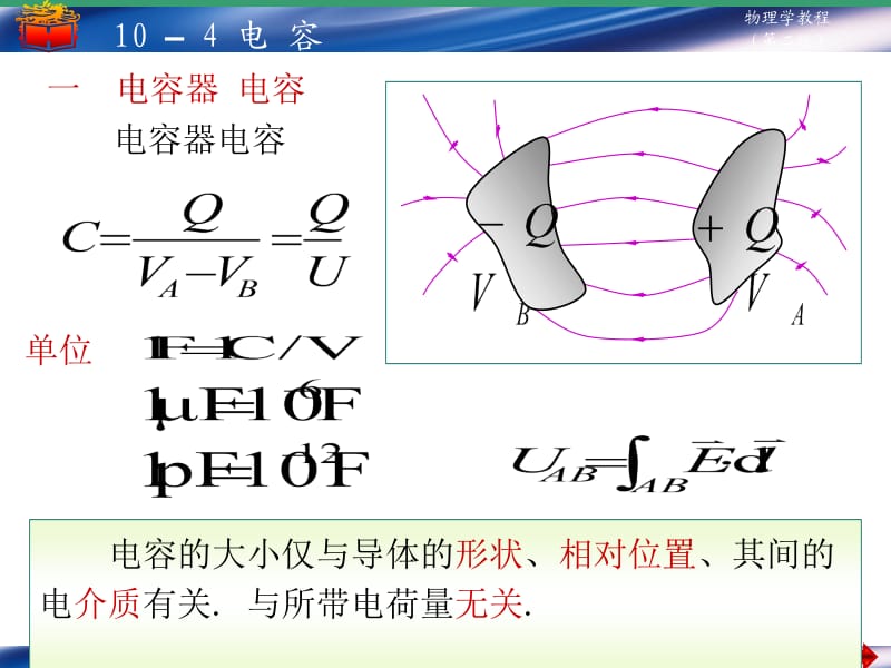 一 电容器 电容 电容器电容.ppt_第1页