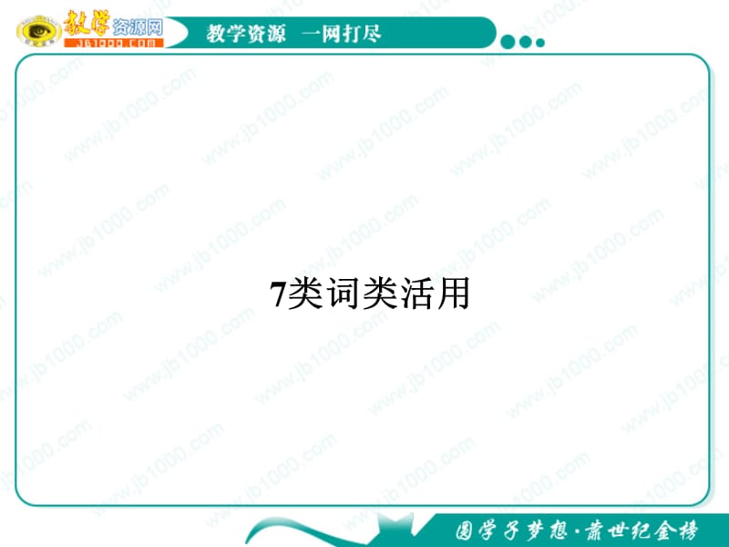 20192012高考语文复习课件：7类词类活用.ppt_第1页