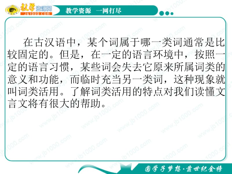 20192012高考语文复习课件：7类词类活用.ppt_第2页