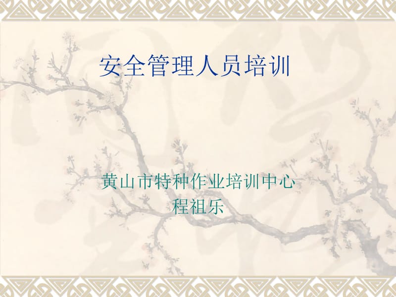 安全管理人员培训.ppt_第1页