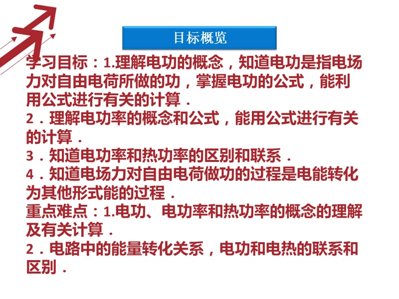 20192013届高考物理核心要点突破系列课件：第14章第五节《电功和电功率》(人教版选修3-1).ppt_第3页