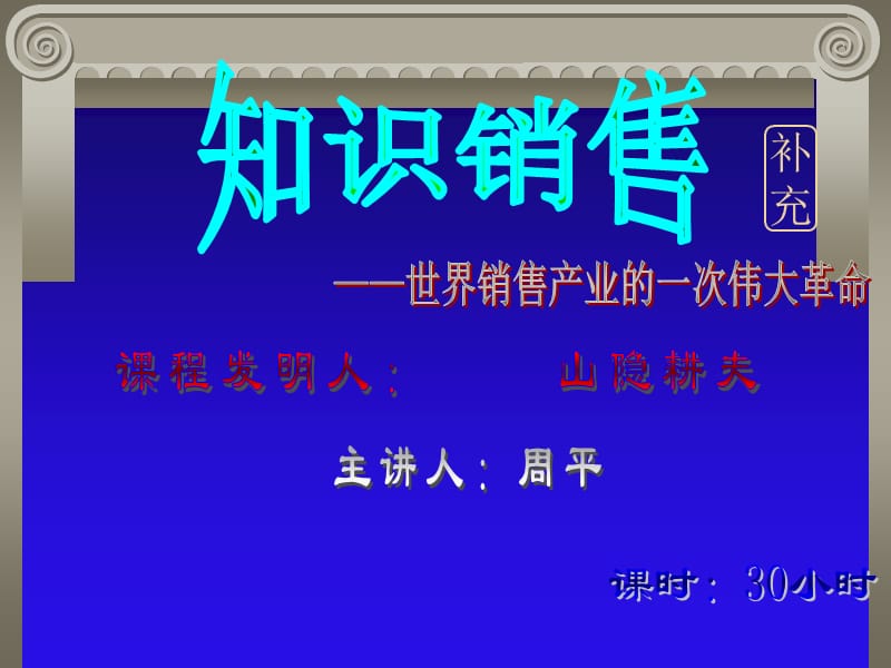 知识销售问话训练ppt课件.ppt_第1页