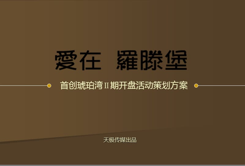 楼盘开盘活动策划方案别墅项目大型公关活动策划方案.ppt_第1页