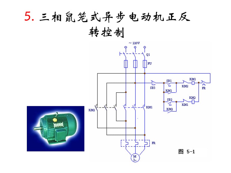 三相鼠笼式异步电动机正反转控制.ppt_第1页