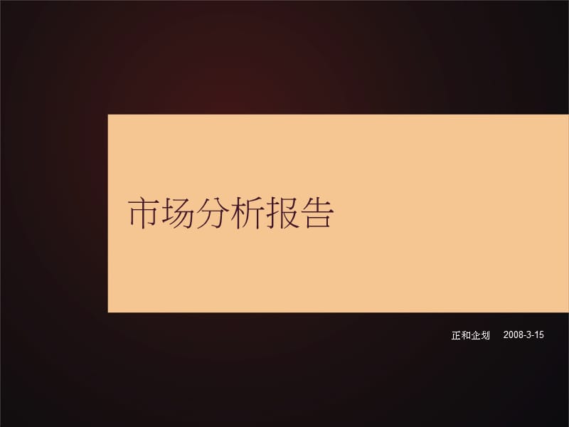 正和企划-2008年柘城金帝花园项目推广方案.ppt_第2页