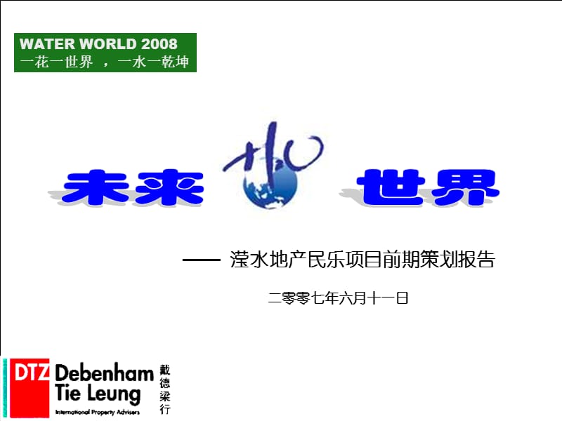 戴德梁行-2007年深圳市滢水地产民乐项目报告.ppt_第1页