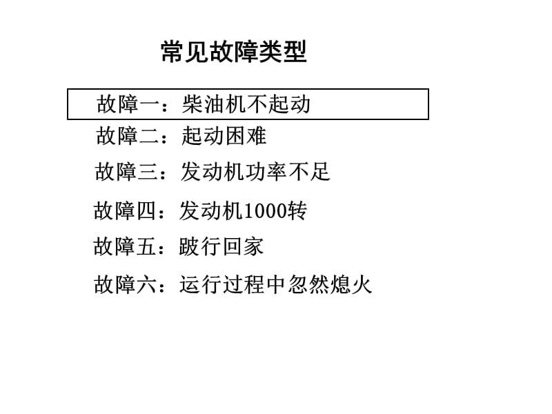 柴油机故障诊断排除及案例汇总.ppt_第1页