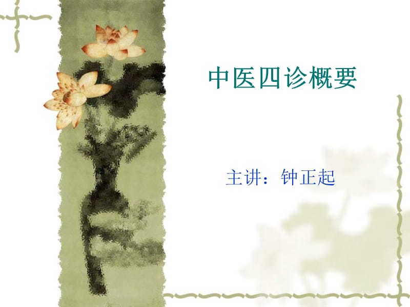 中医四诊概要.ppt_第1页