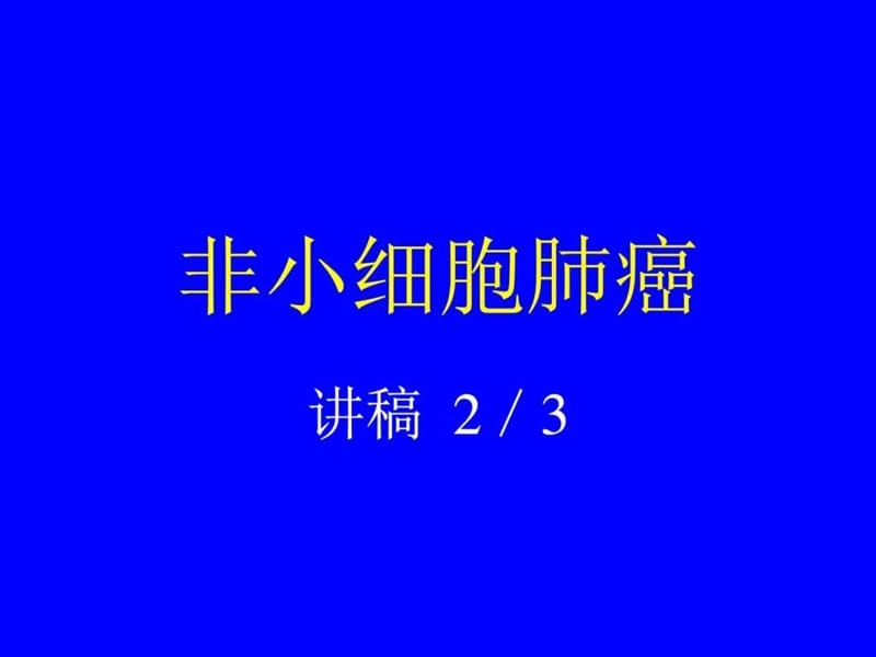 《非小细胞肺癌》PPT课件.ppt_第1页