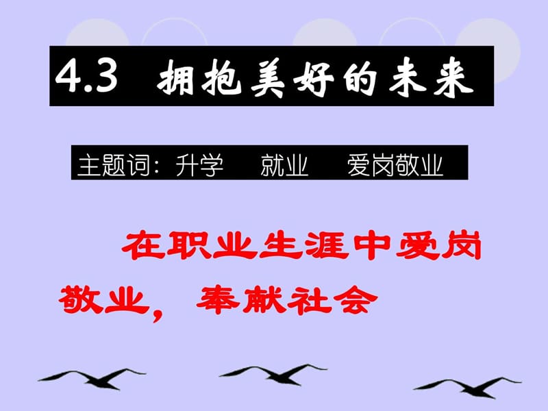 在职业生涯中爱岗敬业,奉献社会.ppt.ppt_第1页