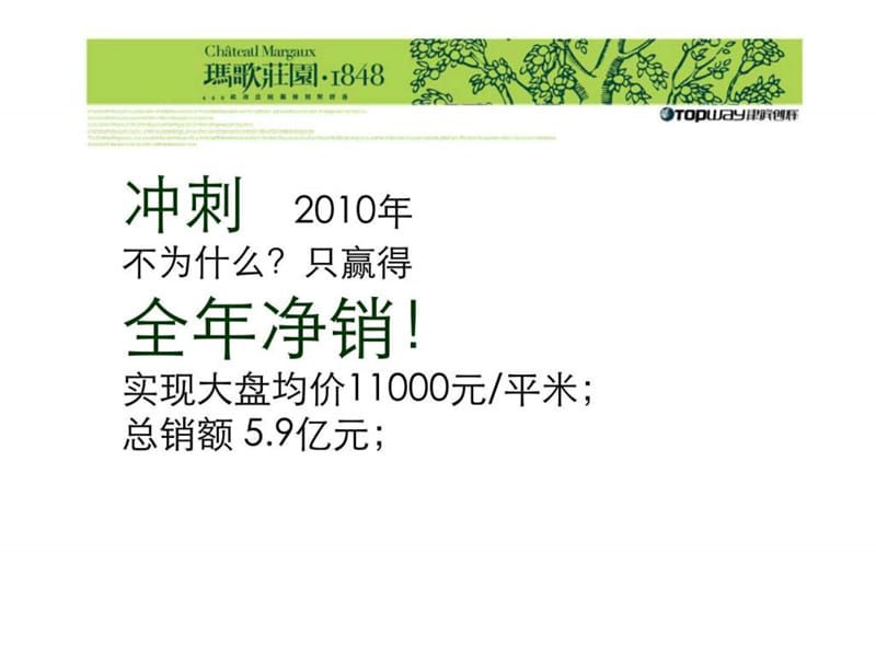 天津玛歌庄园别墅项目2010年营销推广方案.ppt_第2页