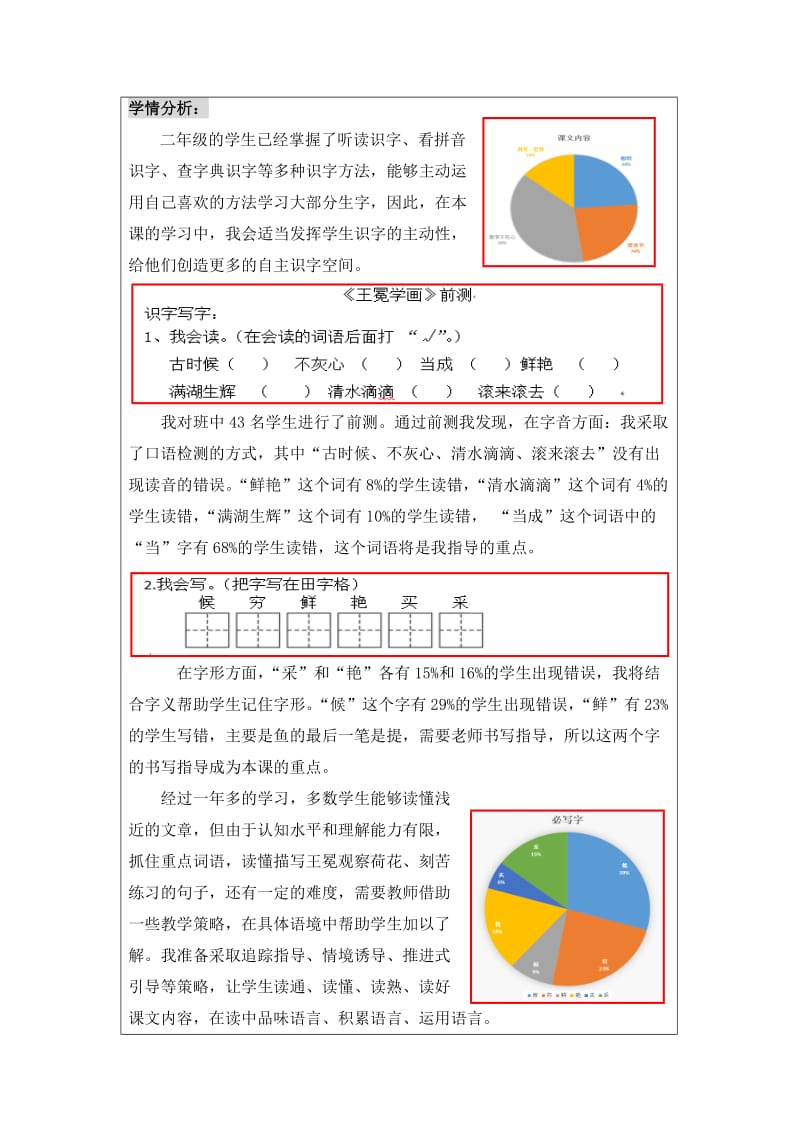 五一小学王倩《王冕学画》教案.doc_第2页