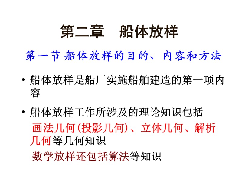 船舶建造工艺04船体放样.ppt_第1页