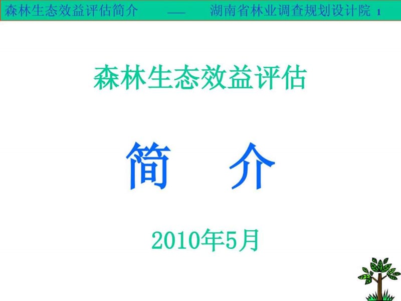 生态效益评估简介.ppt_第1页