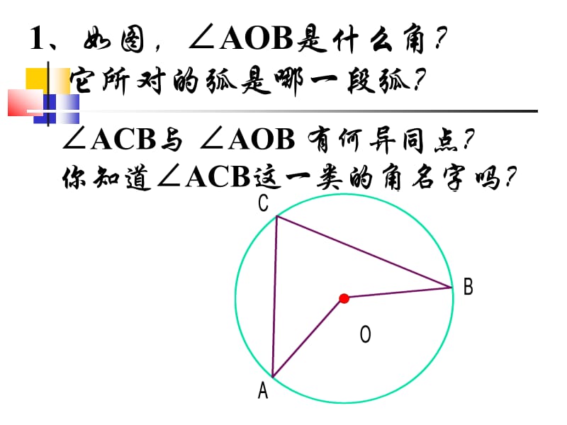 新课标人教版初中数学九年级上册第23章《23.1圆周角》精品课件.ppt_第2页