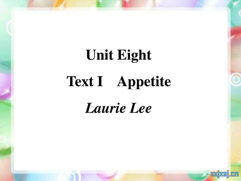 新编英语教程6 unit 8 appetite_图文.ppt_第1页