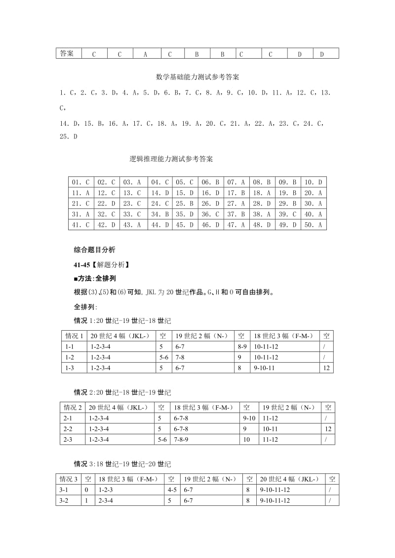 考前内部绝密GCT模拟题一答案.doc_第2页