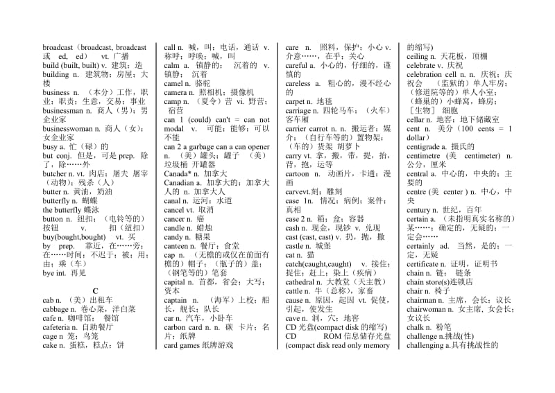 2019高考写作词汇表.doc_第3页