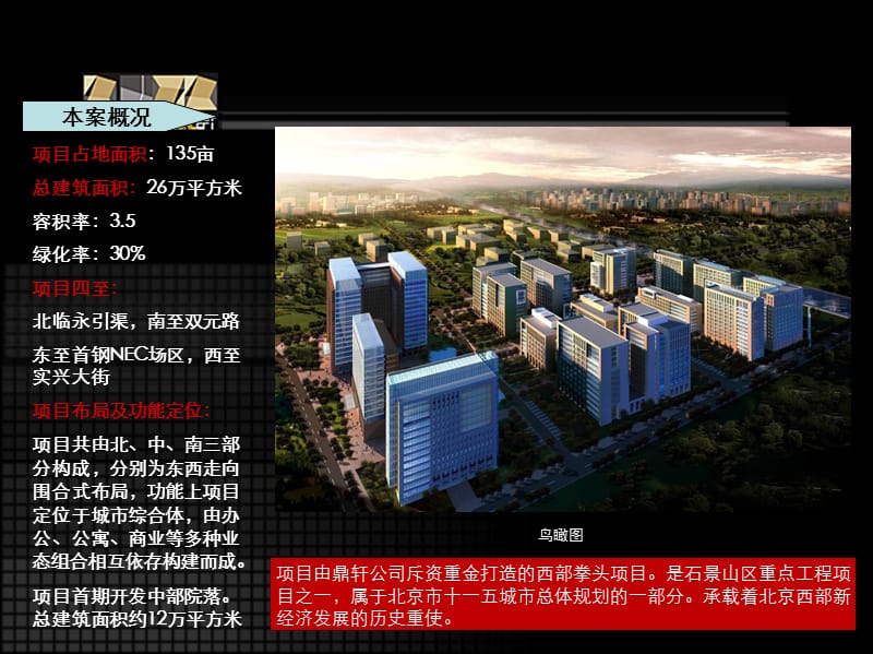 精品文案-石景山西山汇项目整体营销策略报告.ppt_第3页