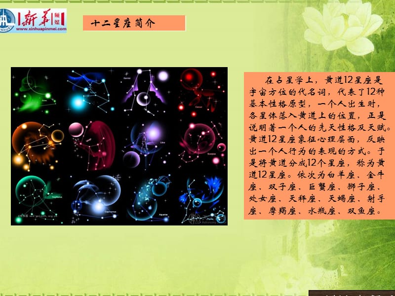 新华频媒阅读器十二星座广告宣传语拟案.ppt_第2页