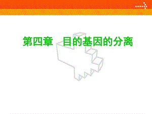 2019年基因工程 第四章 目的基因的分离.ppt.ppt