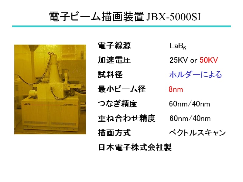 电子ビーム描画装置の机能および操作方法.ppt_第2页