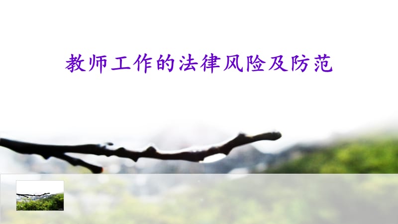 教师工作法律风险防范.ppt_第1页