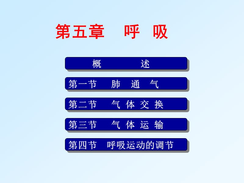 讲义第五章呼吸生理学.ppt_第1页