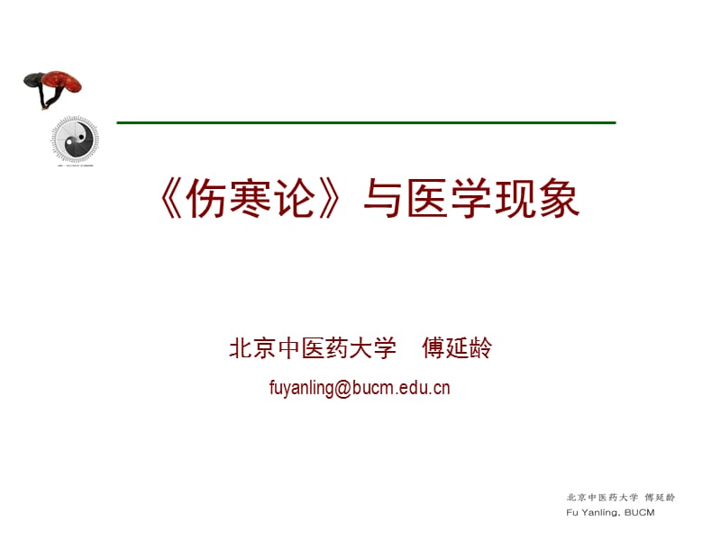 傅延龄伤寒论与医学现象.ppt_第2页